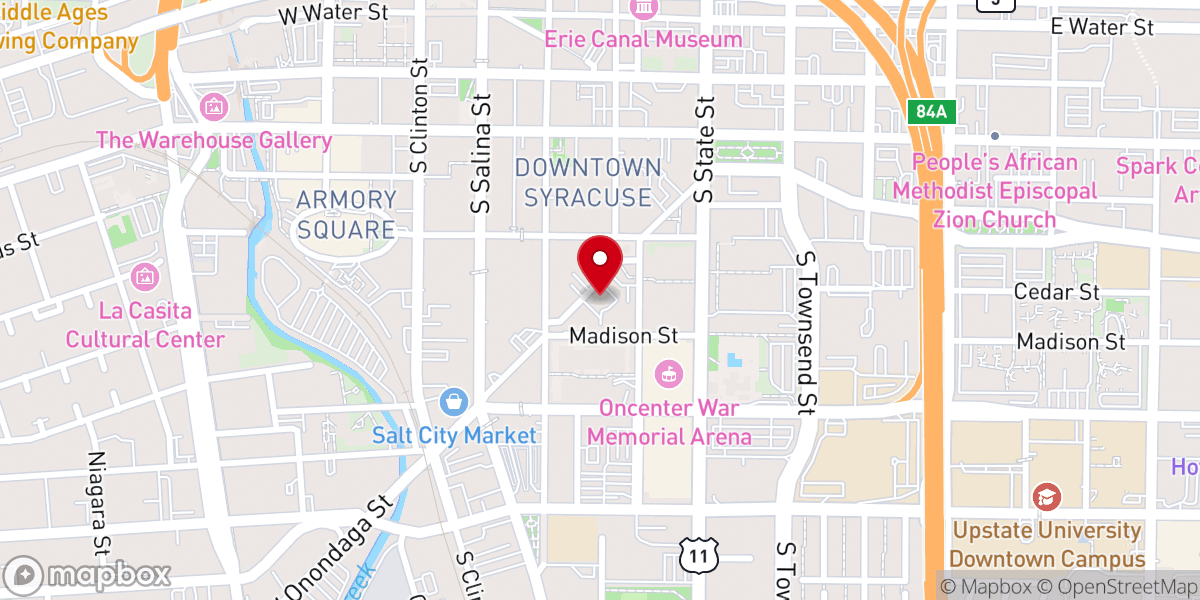 Map showing location of Roman Catholic Diocese of Syracuse