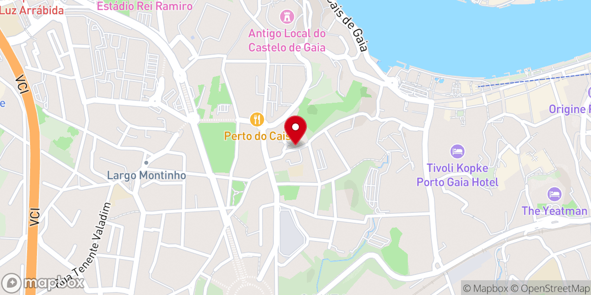 Map showing location of Igreja Cristã Evangélica nas Costeiras