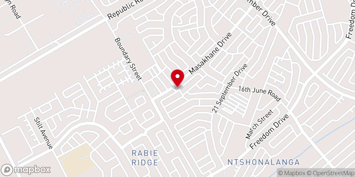 Map showing location of Apostolic Faith Mission - Ivory Park Extension 2