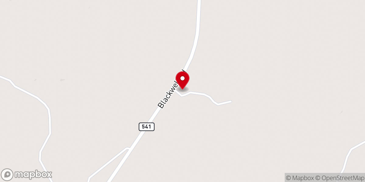 Map showing location of Rock Pisgah Church
