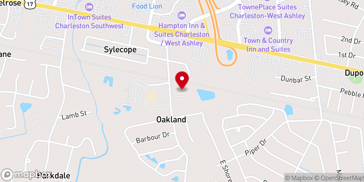 Map showing location of Coastal Community Church