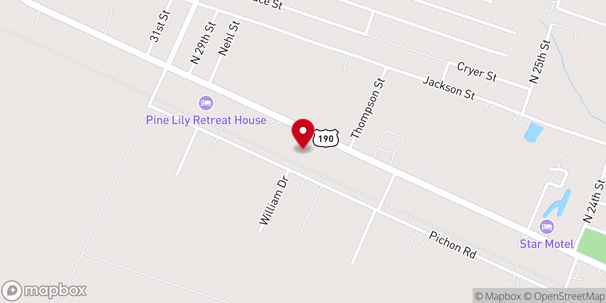 Map showing location of Living Word Assembly