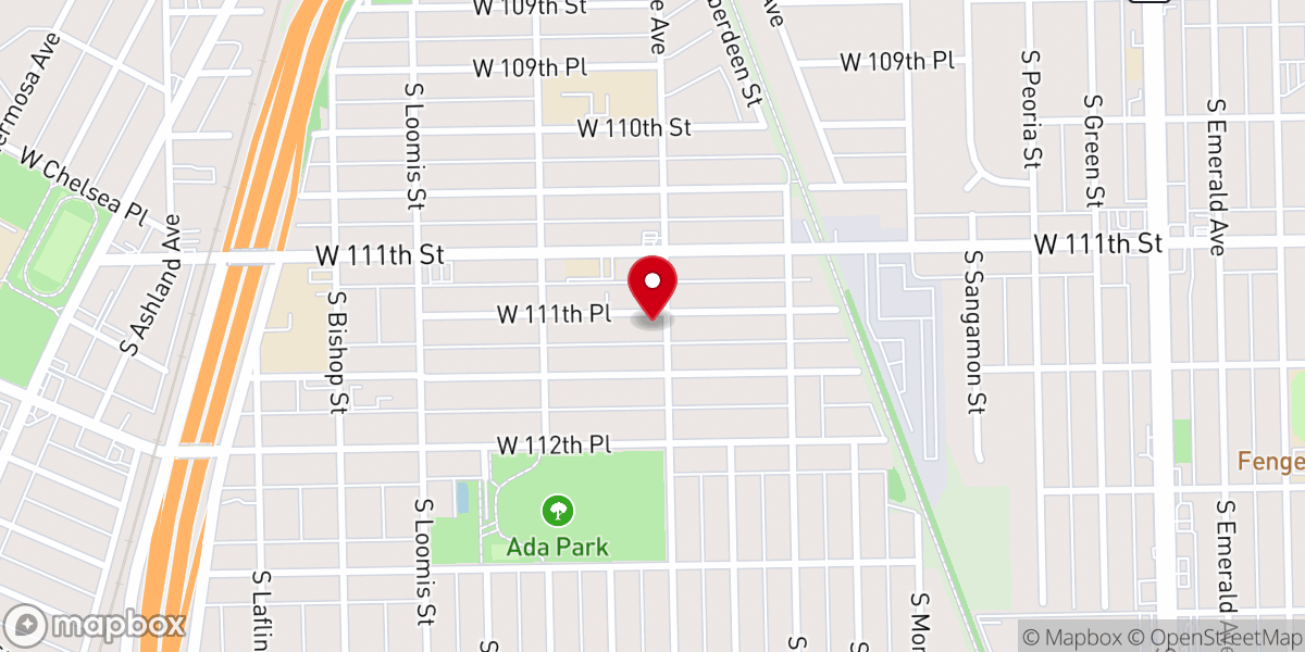 Map showing location of Holy Cross Episcopal Church