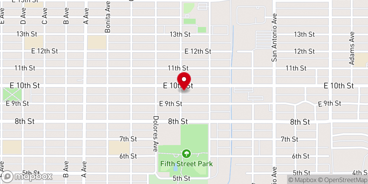 Map showing location of St Paul Evangelical Lutheran Church