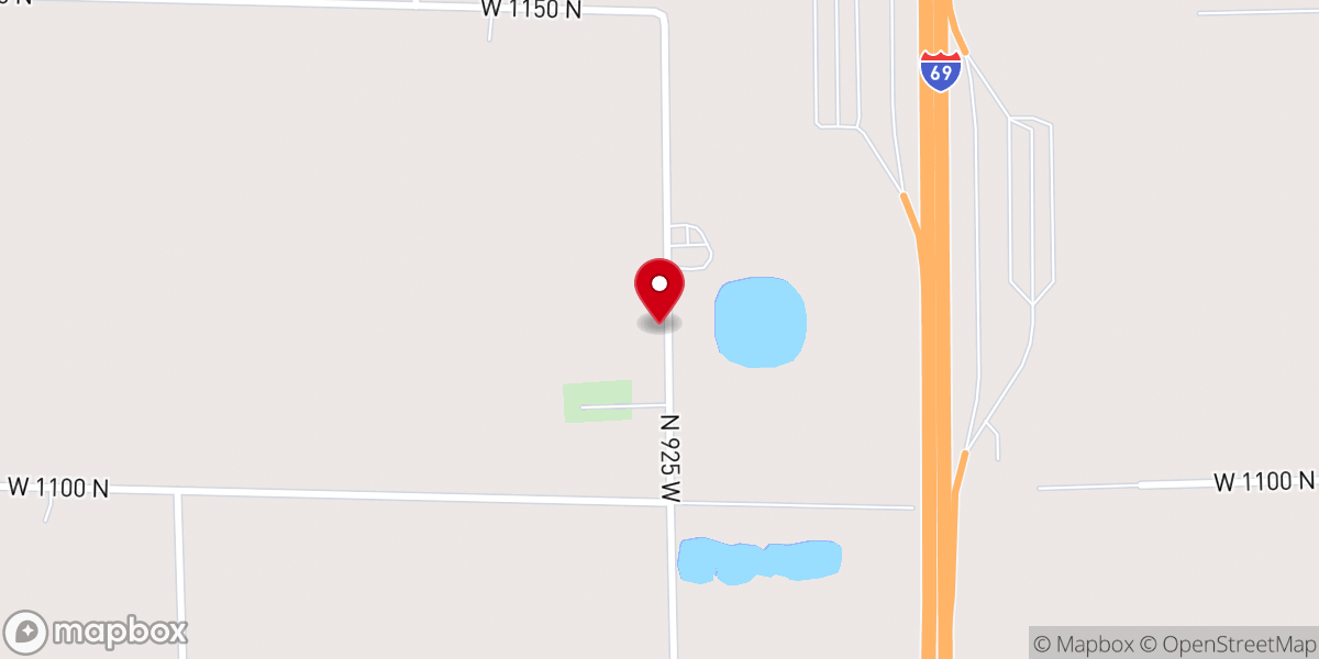 Map showing location of Zion Church