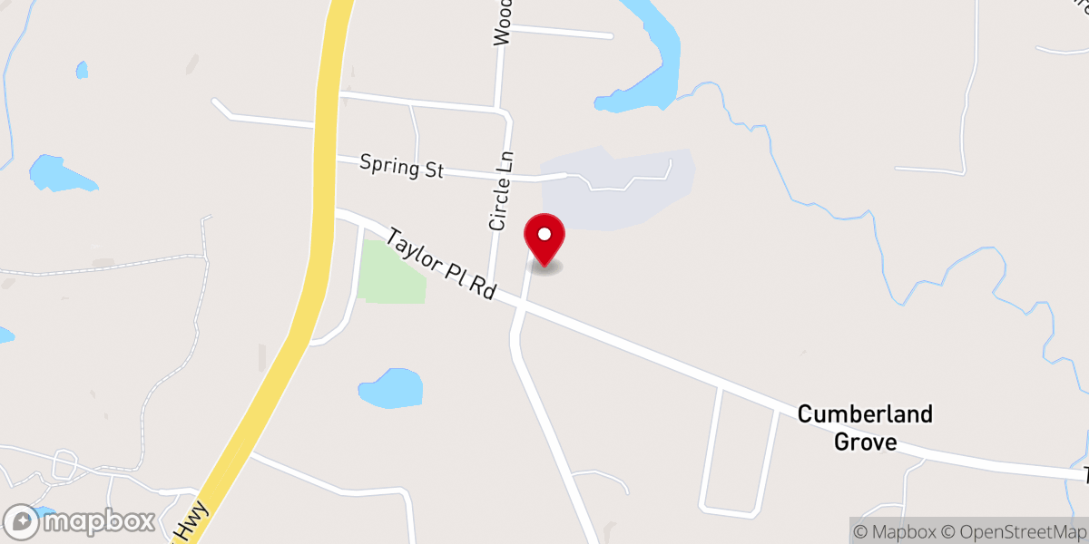 Map showing location of Bible Methodist Church