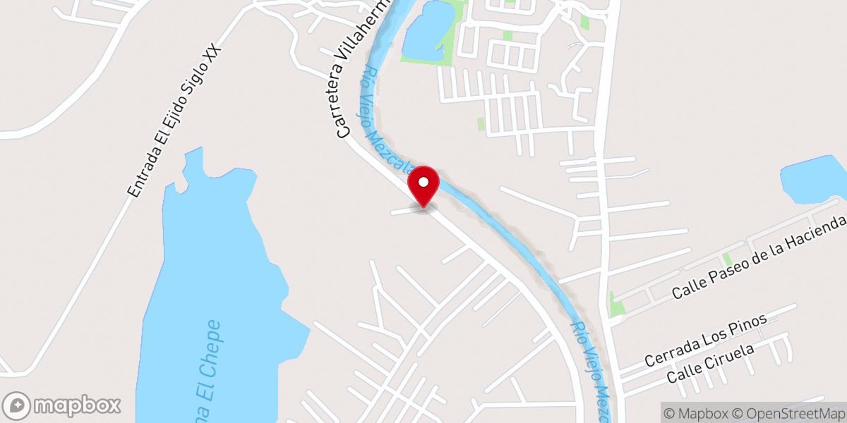 Map showing location of El Tabernáculo Iglesia Cristiana Pentecostal