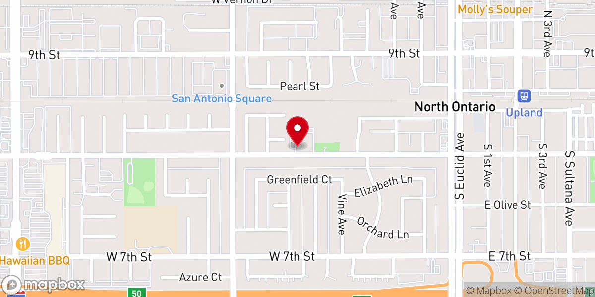 Map showing location of True Community Baptist Church