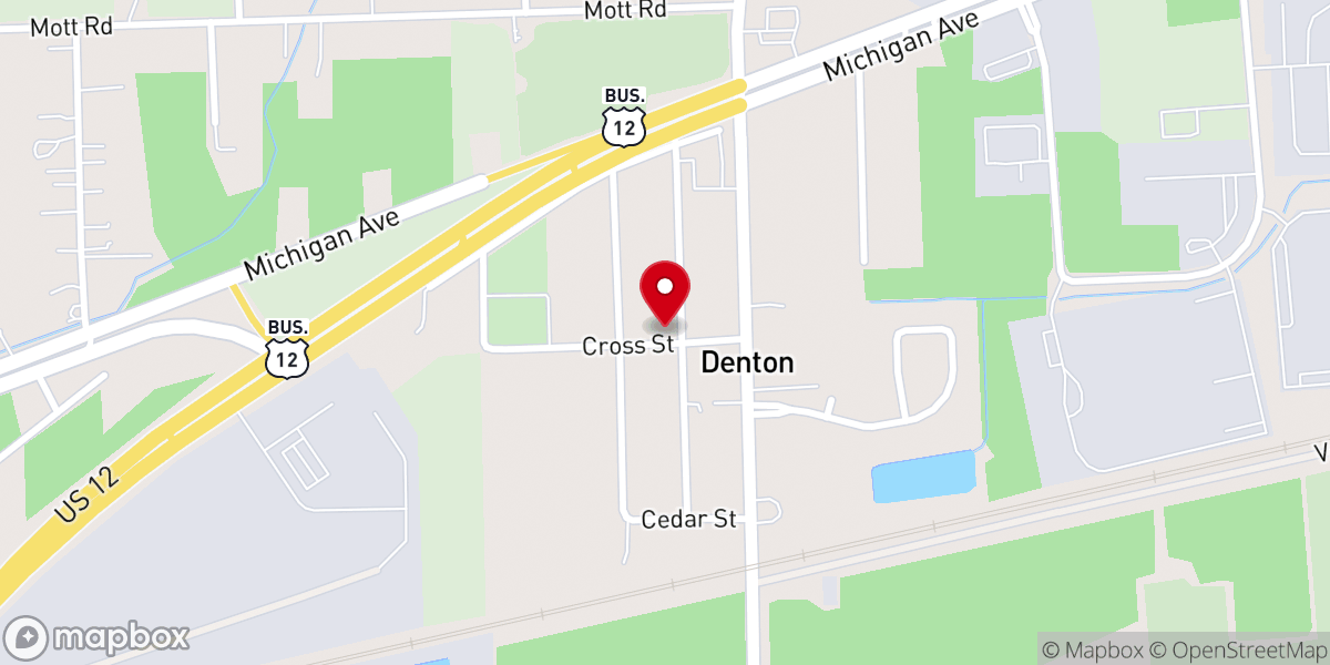 Map showing location of Maranatha Baptist Church