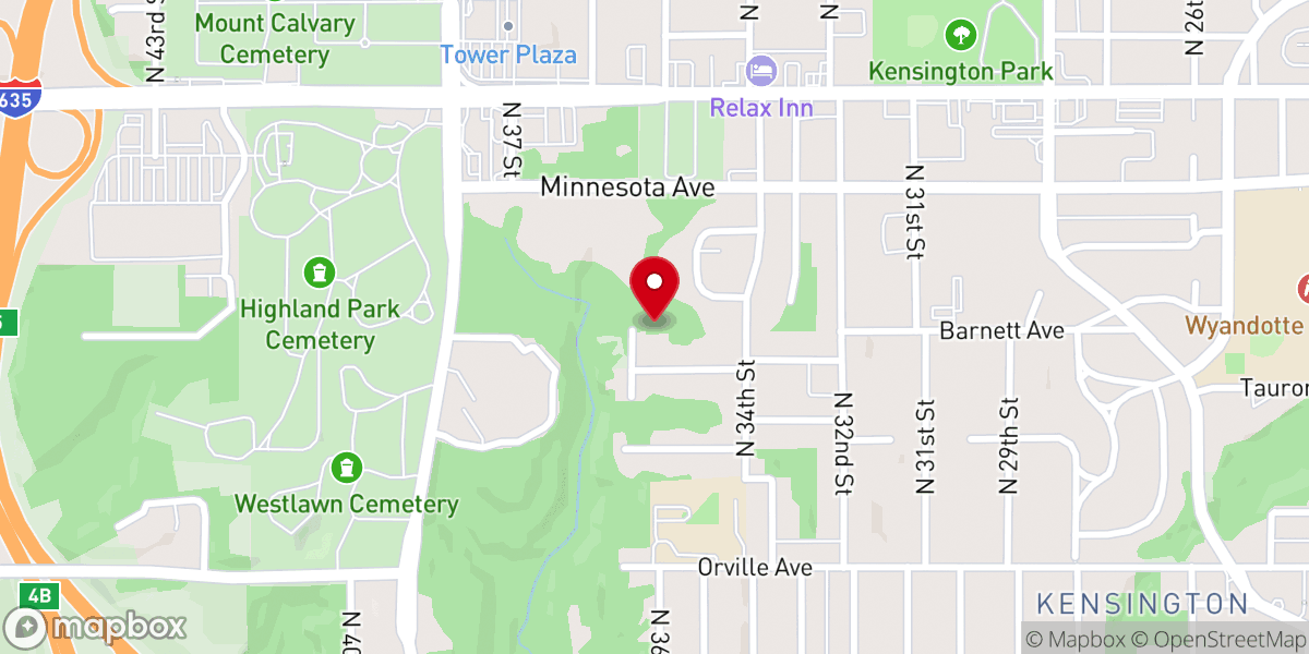 Map showing location of Carry the Cross Ministries
