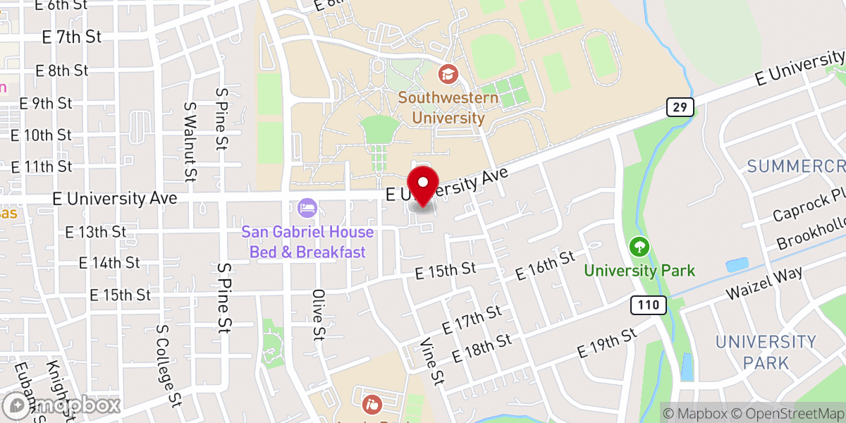 Map showing location of Grace Episcopal Church