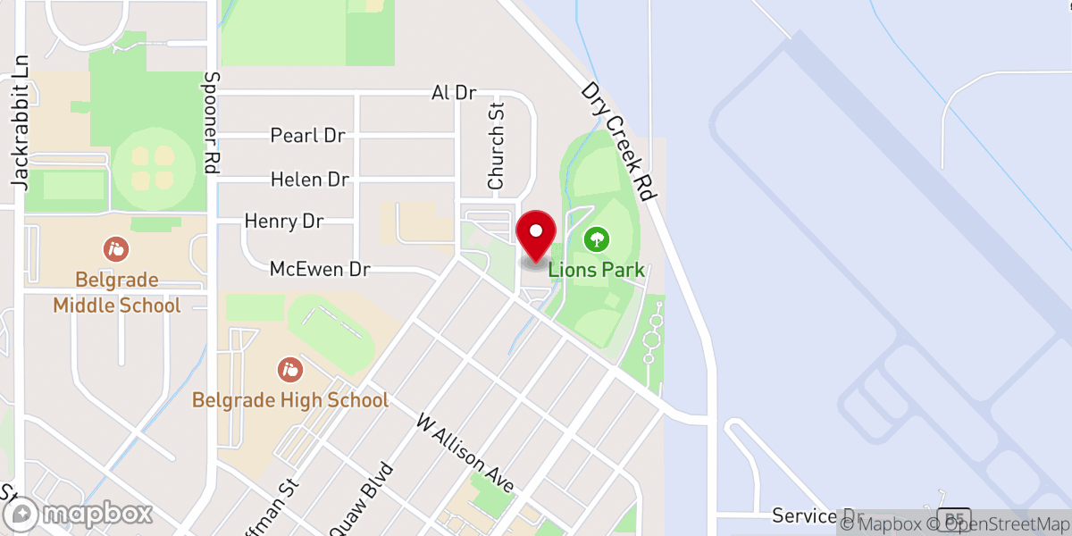 Map showing location of Saint John Vianney Catholic Church