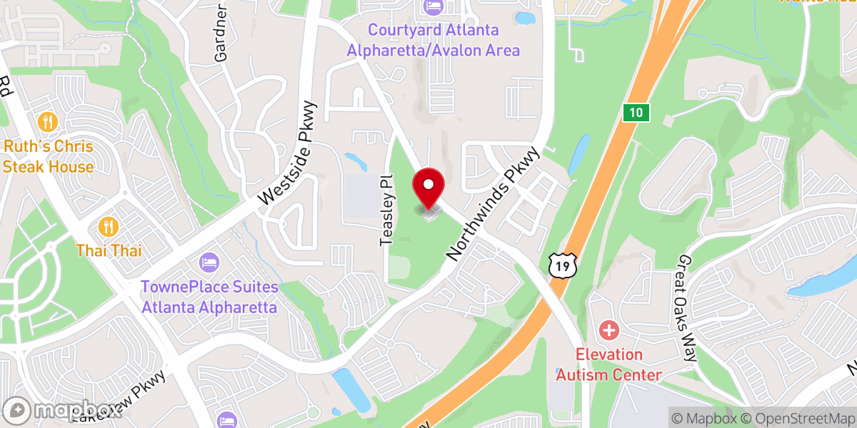 Map showing location of Clear Springs Missionary Baptist Church