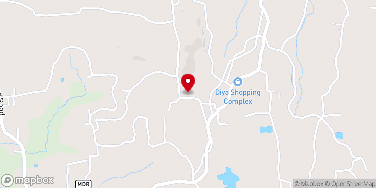 Map showing location of Baptist Church Chundakuzhy