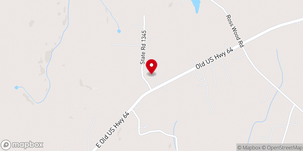 Map showing location of Pleasant Grove Church