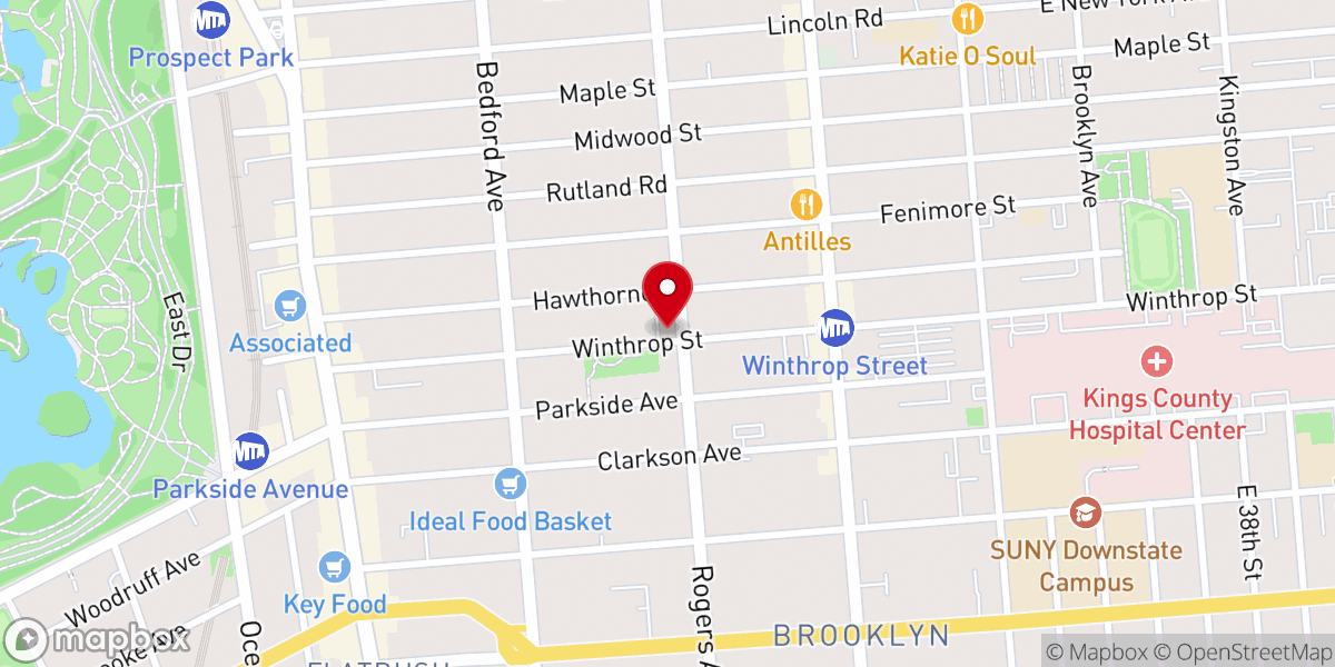 Map showing location of Divine Guidance Tabernacle of Faith Church