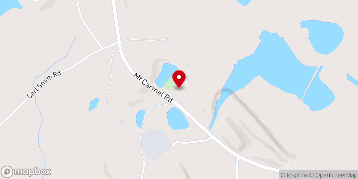 Map showing location of New Hope Christian Fellowship
