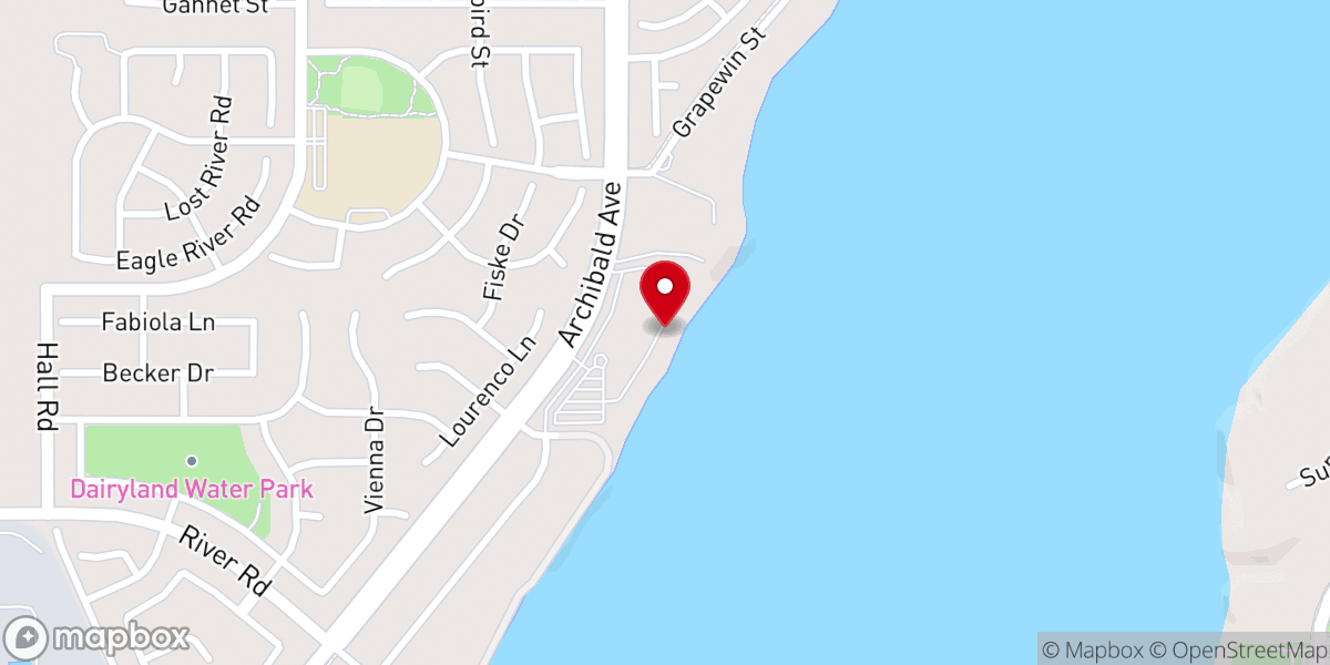 Map showing location of Grace Arabic Church of Eastvale