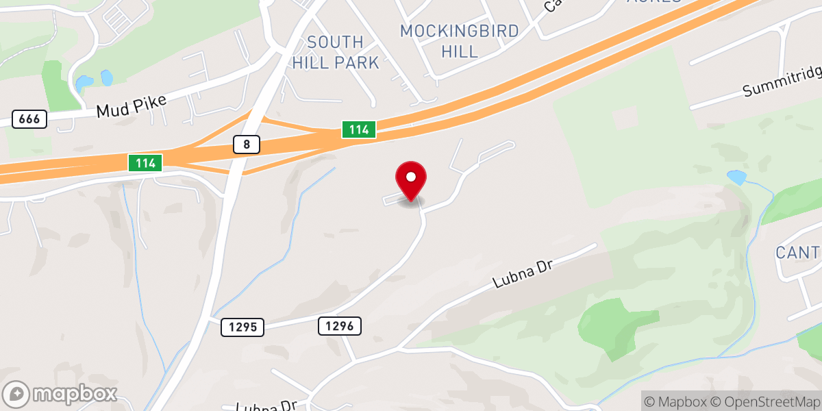 Map showing location of Center for Spiritual Renewal