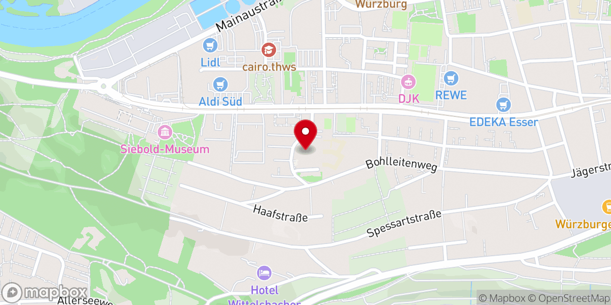 Map showing location of Erlöserkirche