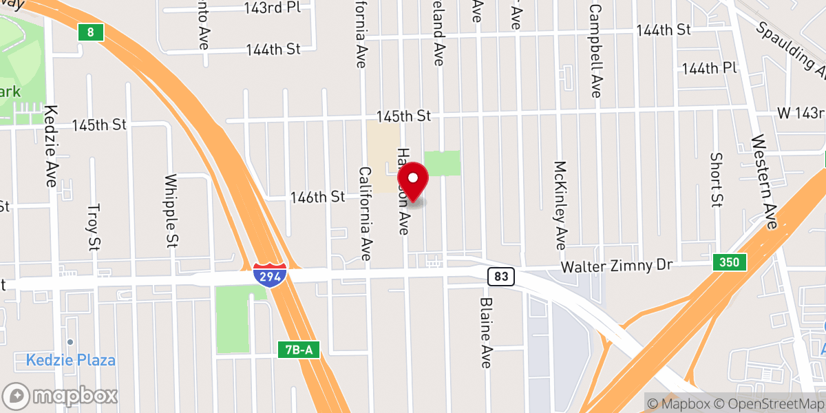 Map showing location of Abounding Life Church of God in Christ