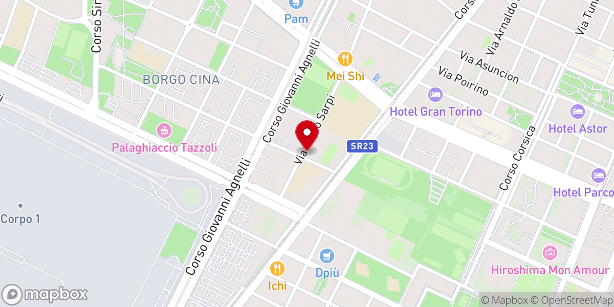 Map showing location of Chiesa Parrocchiale di San Giovanni Bosco