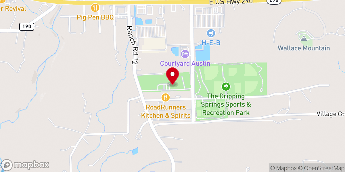 Map showing location of Springs Family YMCA