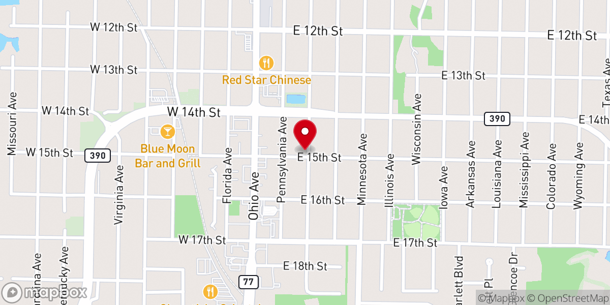 Map showing location of Living Water Ministries Incorporated of Lynn Haven FL