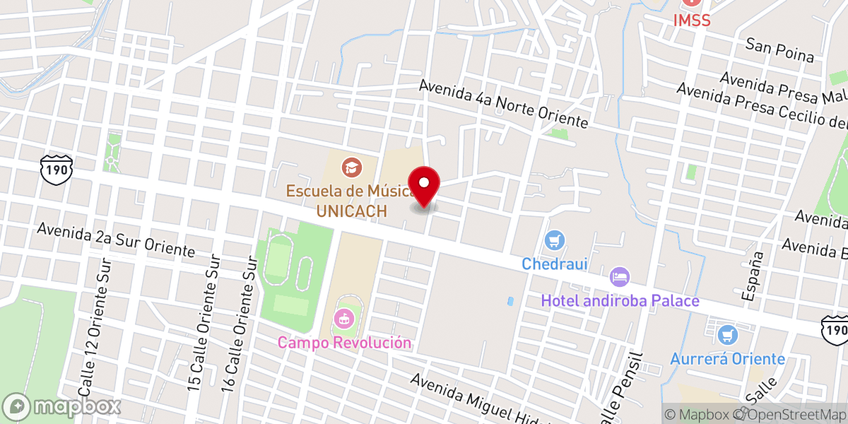 Map showing location of Iglesia MGI Global