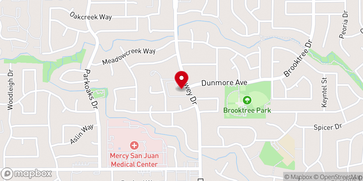 Map showing location of Celtic Cross Church