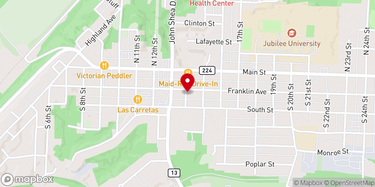 Map showing location of White Chapel Antiques