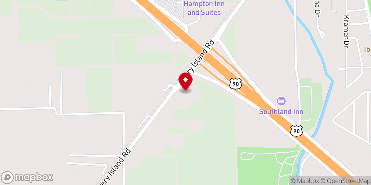 Map showing location of The Avery Venue