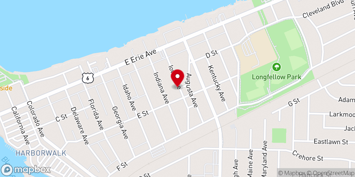 Map showing location of Iglesia Casa de Restauracion
