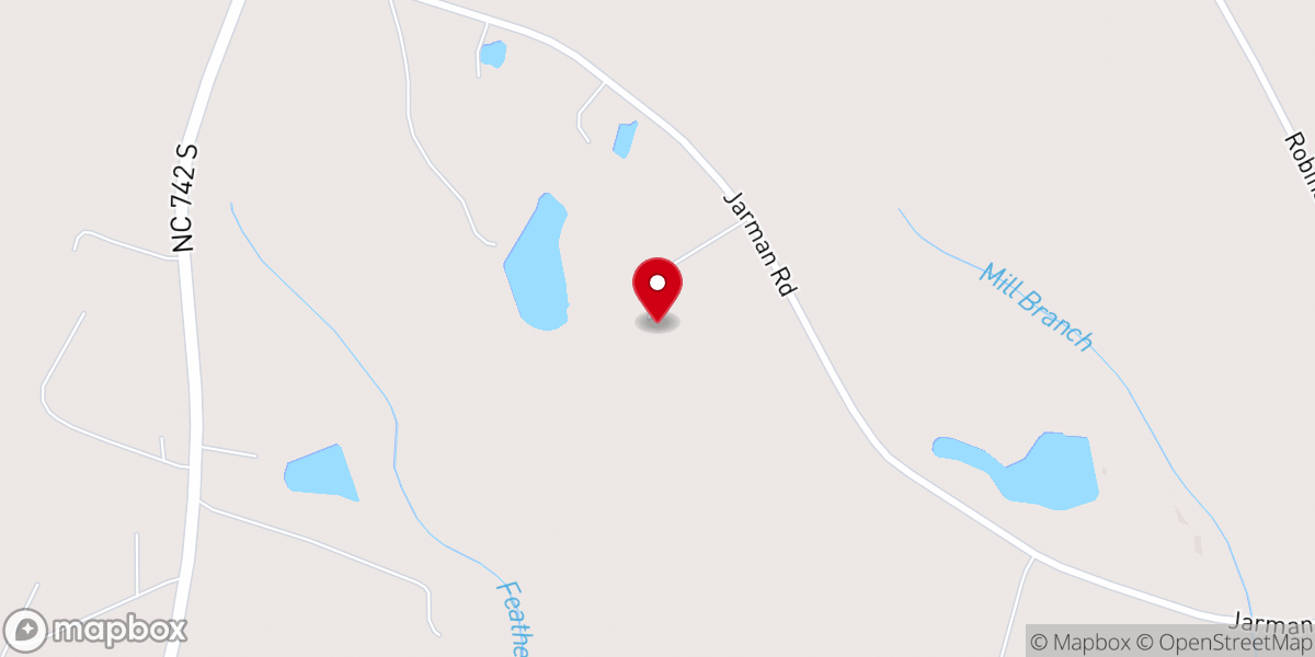 Map showing location of Madison Grove Baptist Church