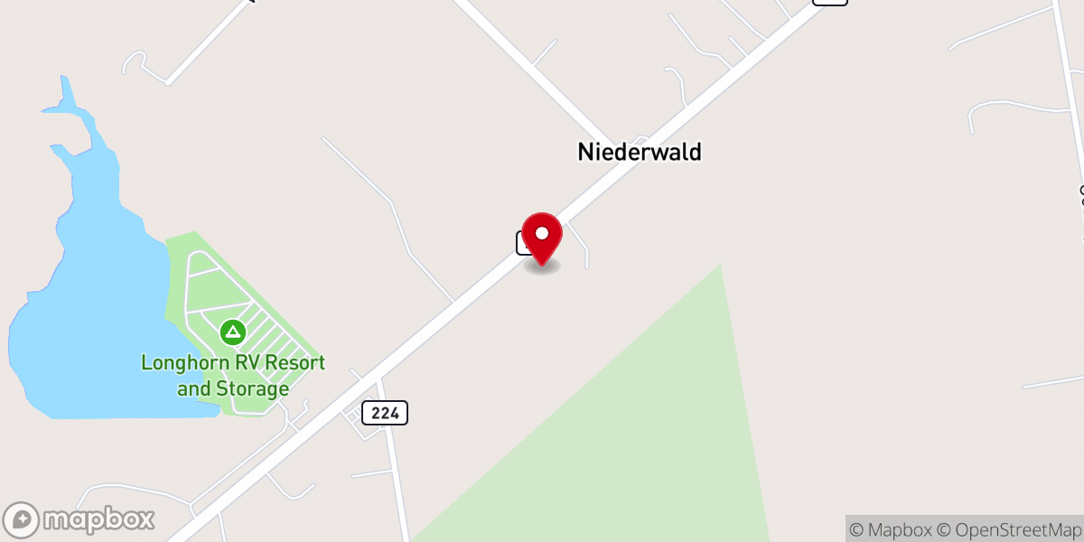 Map showing location of Trinity United Church of Niederwald
