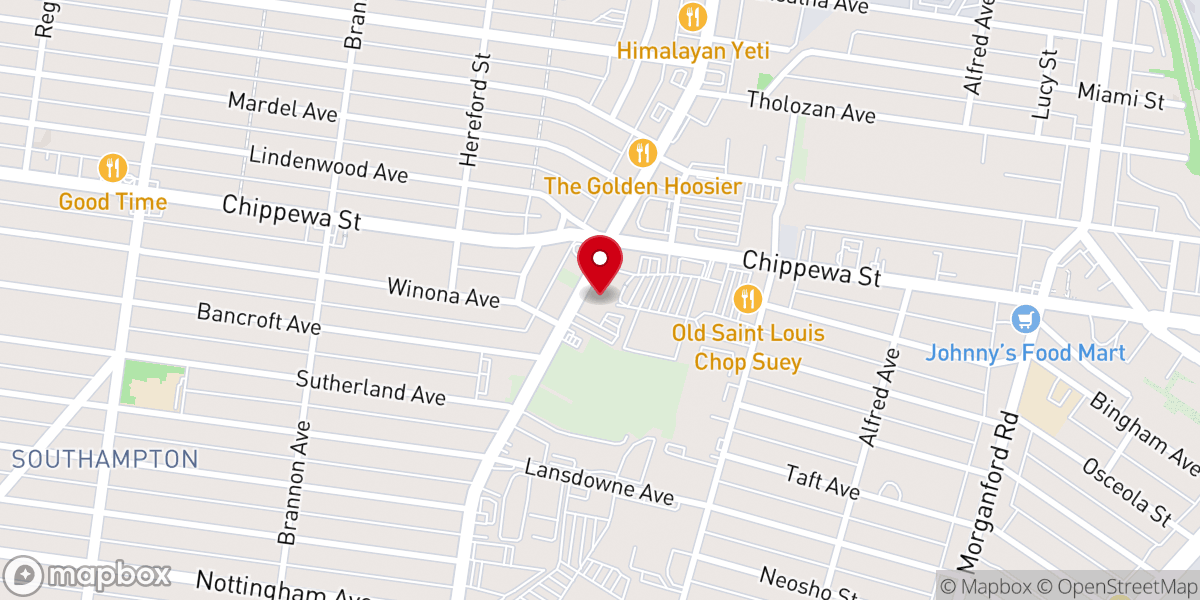 Map showing location of Jubilee Church St. Louis
