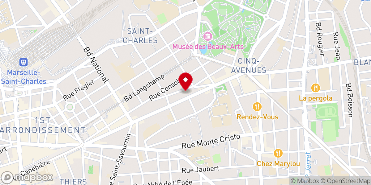 Map showing location of Eglise St Pierre St Paul