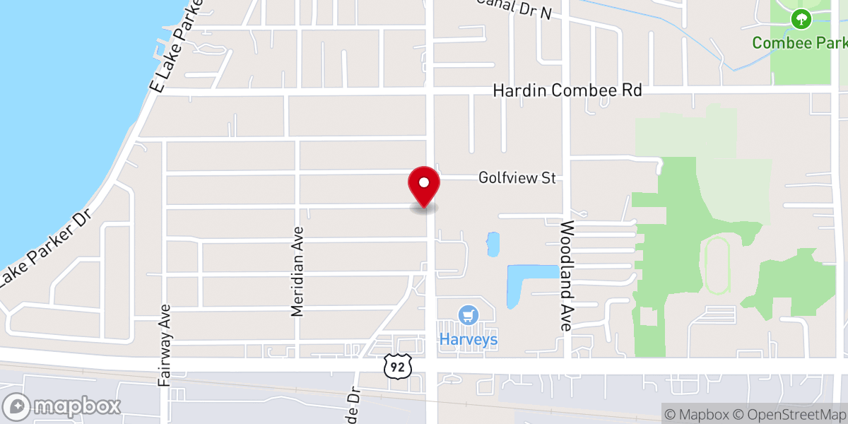 Map showing location of First Haitian Church Of The Nazarene Lakeland Florida