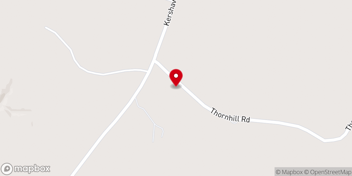 Map showing location of Thorn Hill Baptist Pastorium
