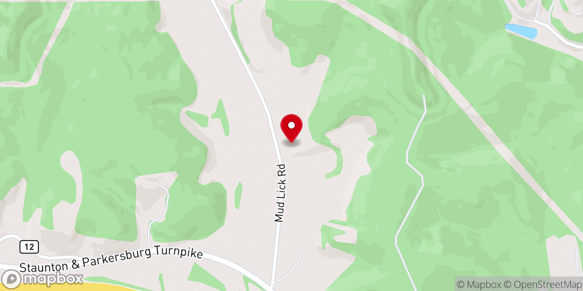 Map showing location of Lewis-Upshur Animal Control Facility