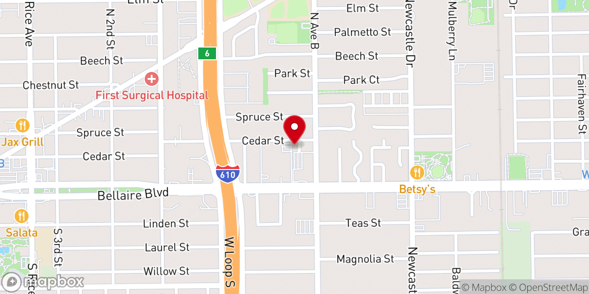 Map showing location of Faith House Ministry