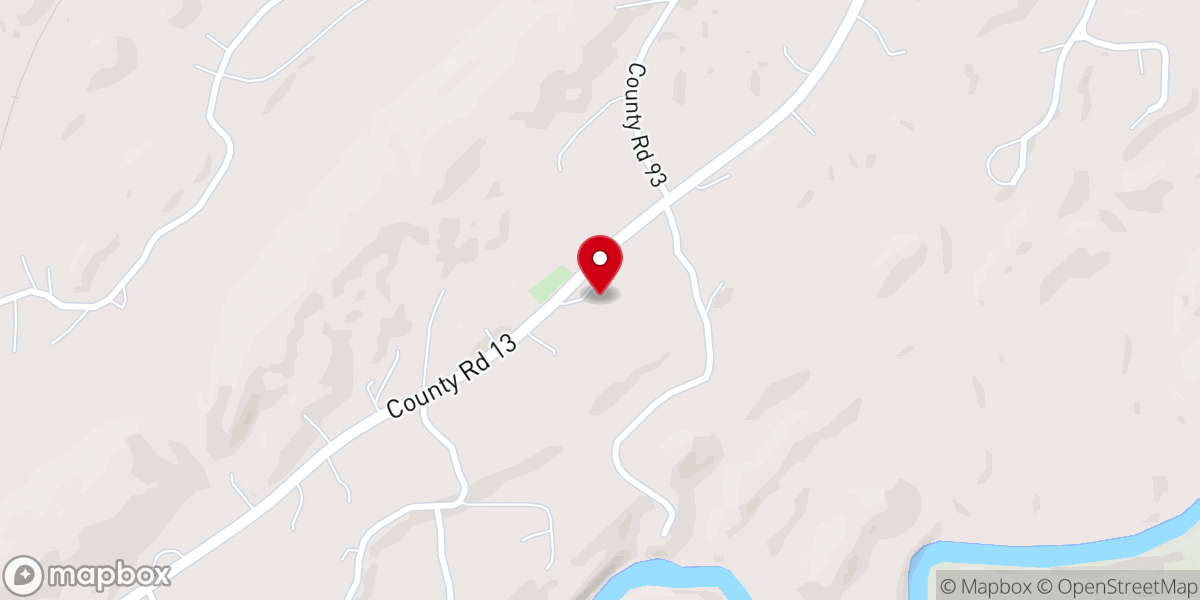 Map showing location of Shiloh Missionary Baptist Church