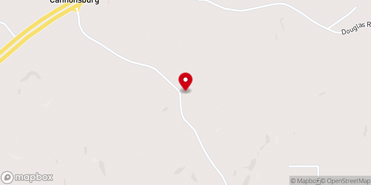 Map showing location of St James Ame Church