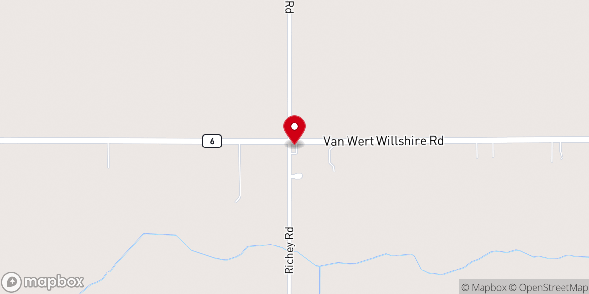Map showing location of Antioch Chapel Friends