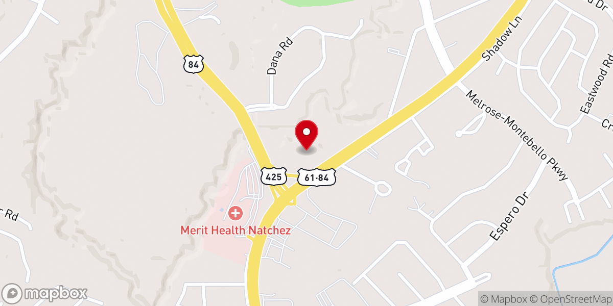 Map showing location of First Lutheran Church