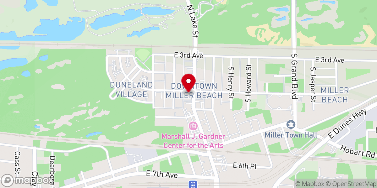 Map showing location of Lakeshore Baptist Church