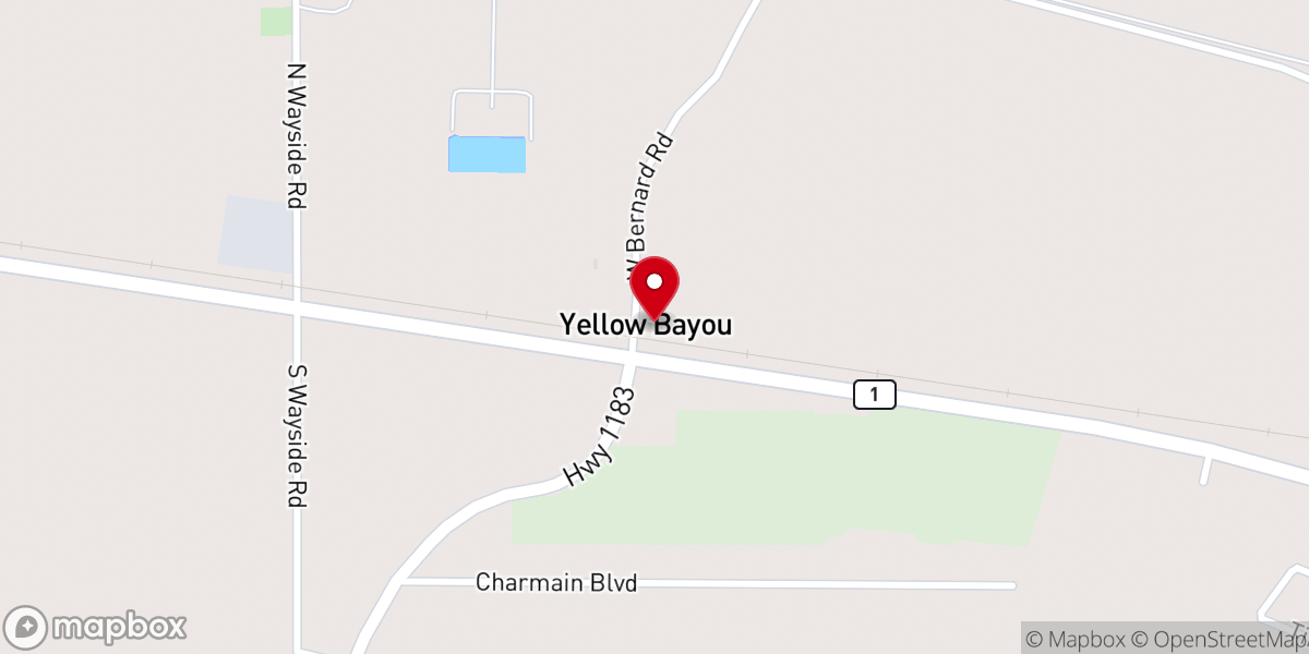 Map showing location of Tabernacle Baptist Church