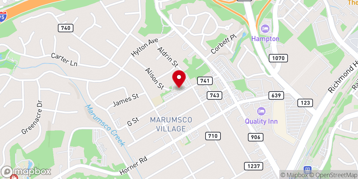 Map showing location of Saint Paul United Methodist Church