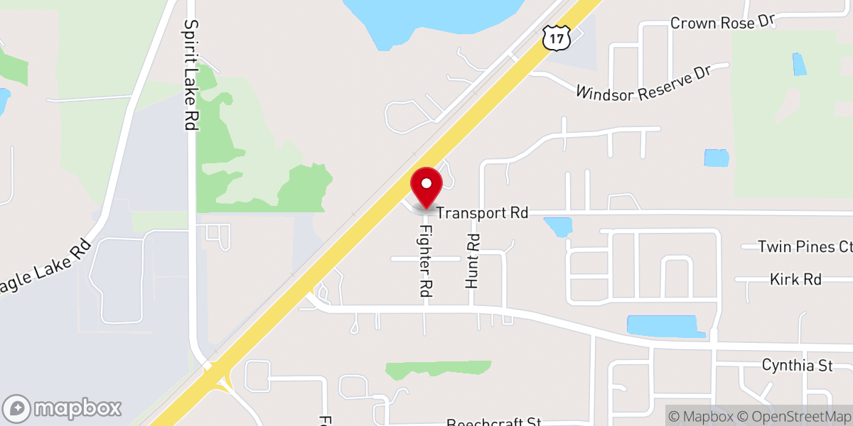 Map showing location of Bethel Church of God