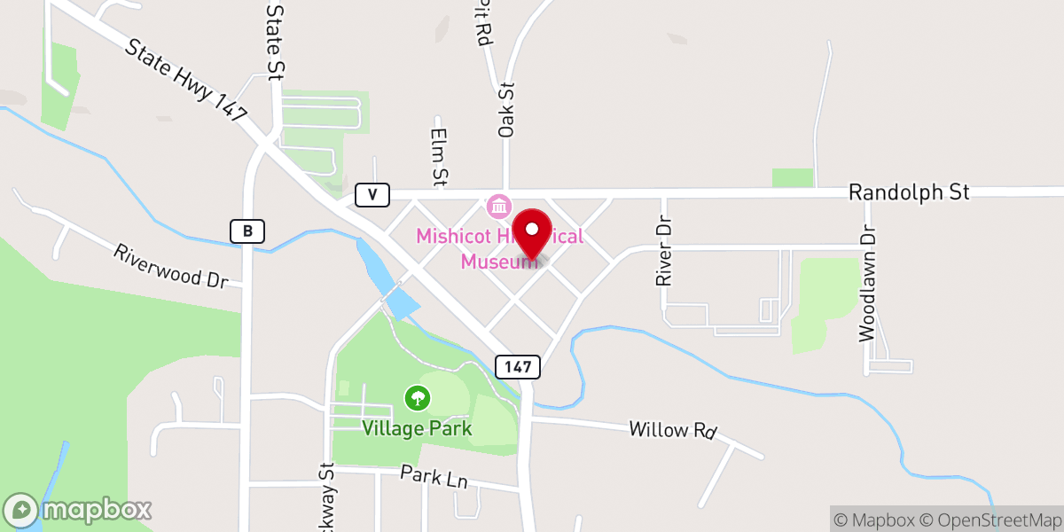 Map showing location of Zion United Methodist Church